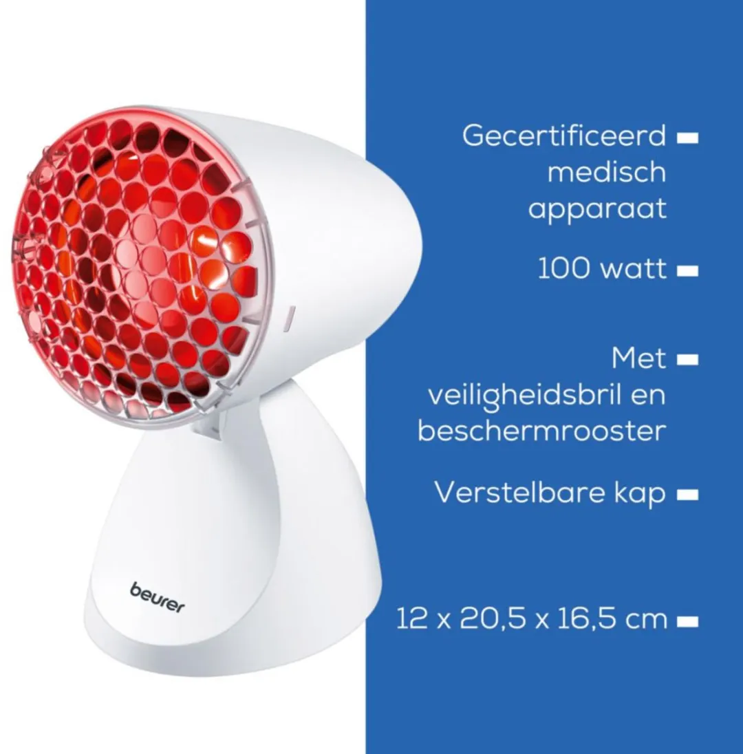 Beurer IL 11 Infraroodlamp 100W - Medisch gecertificeerd