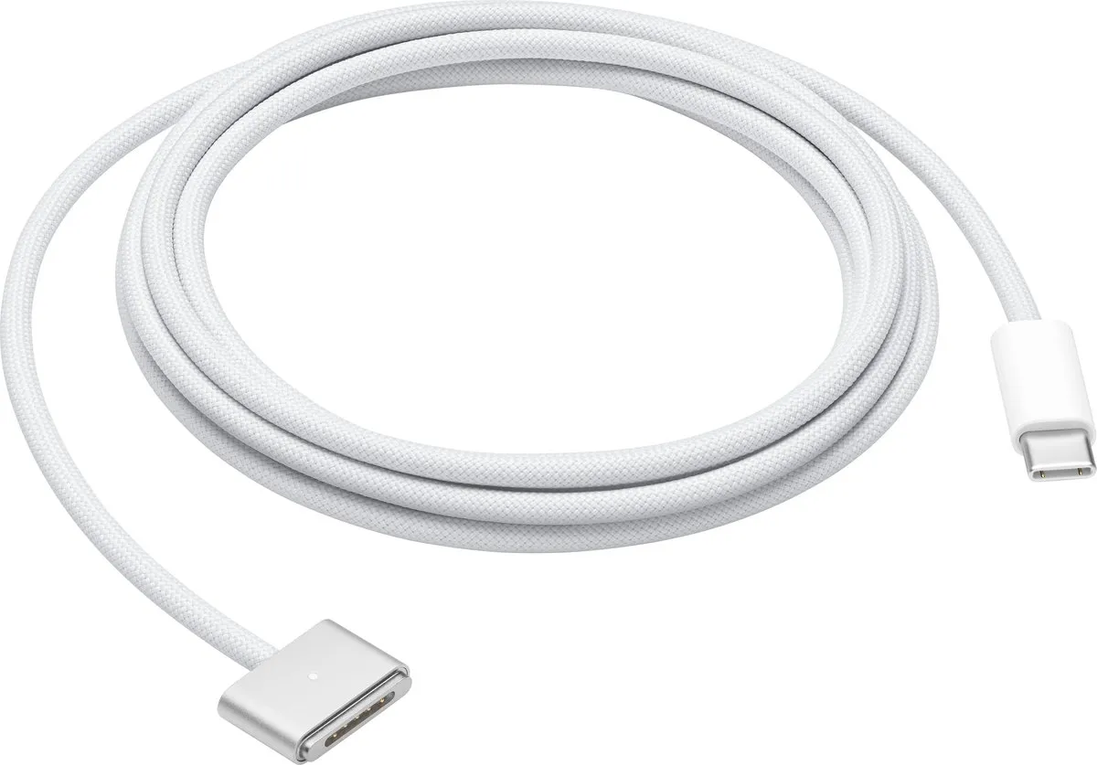Apple Originele USB-C naar MagSafe 3 Kabel MLYV3ZM/A - 2m - Wit - afbeelding 6 van 6