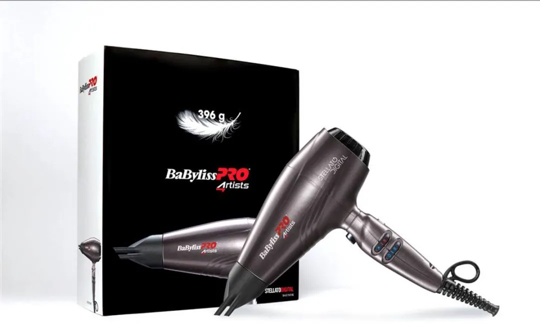 BaBylissPRO 4Artists Stellato Digital Föhn BAB7500IE - 2400W - Grijs
