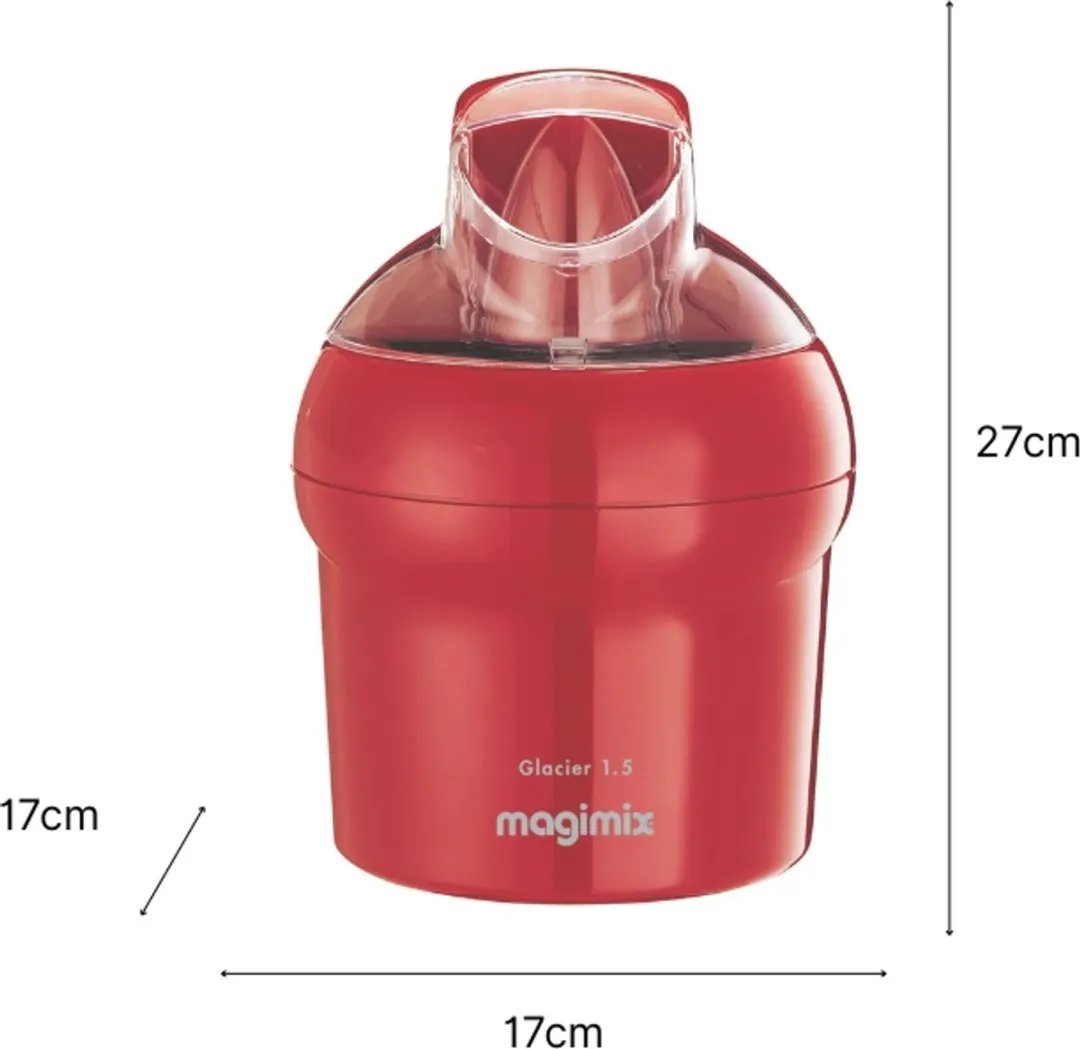 Magimix Le Glacier IJsmachine 1,5L - Rood