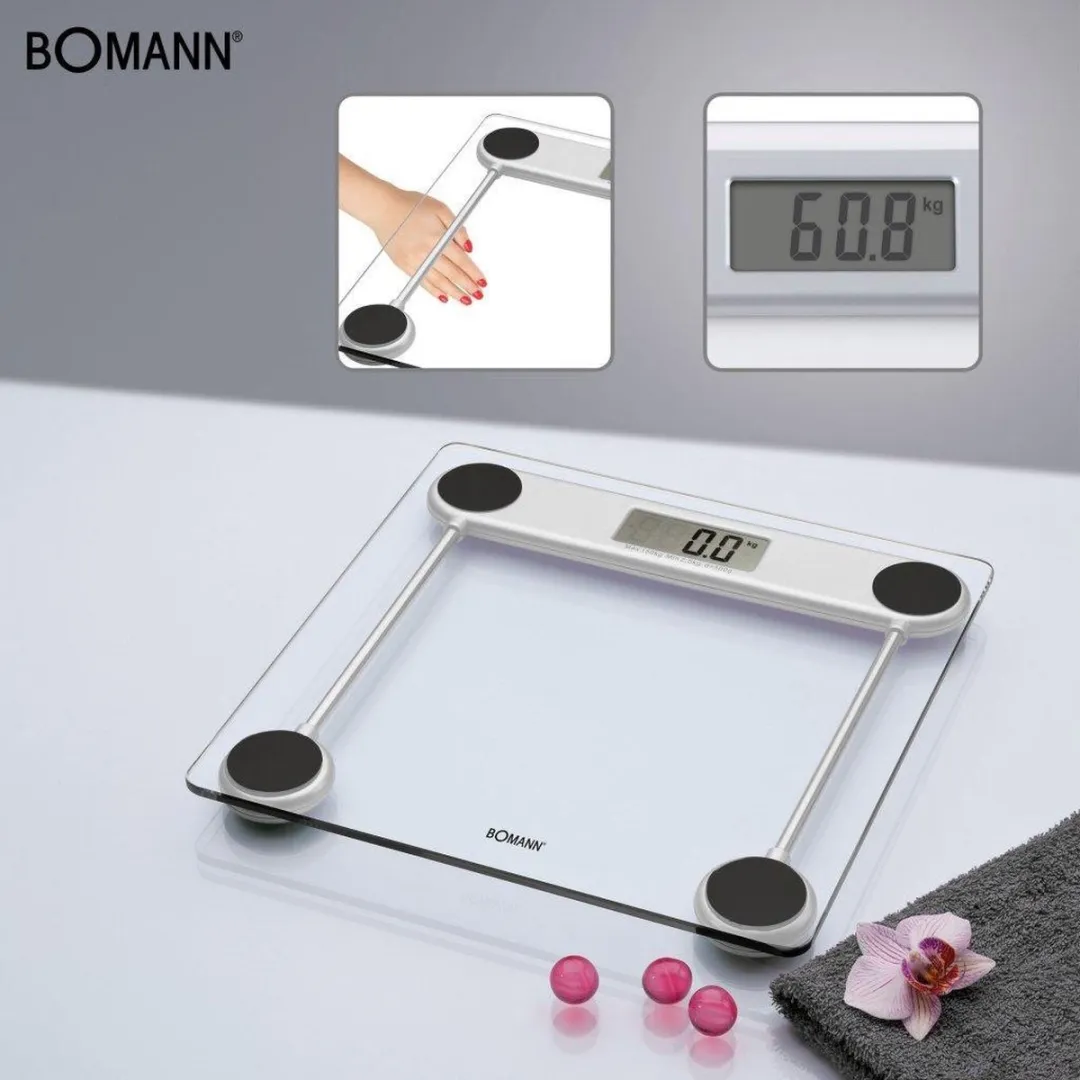 Bomann PW 1417 CB Personenweegschaal - 150 kg - Zilver