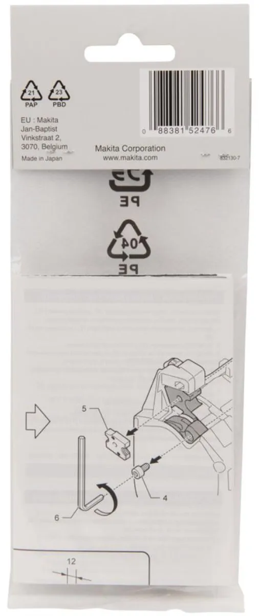 Makita A-43670 Mengblad RVS 130mm