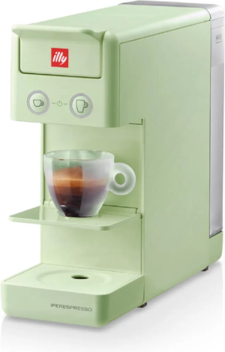 illy Espressomachine Y3.3 Pastelgroen - 0,75L