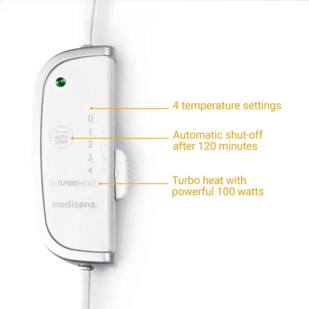 Medisana HU 670 Warmtedeken - 100W - Grijs
