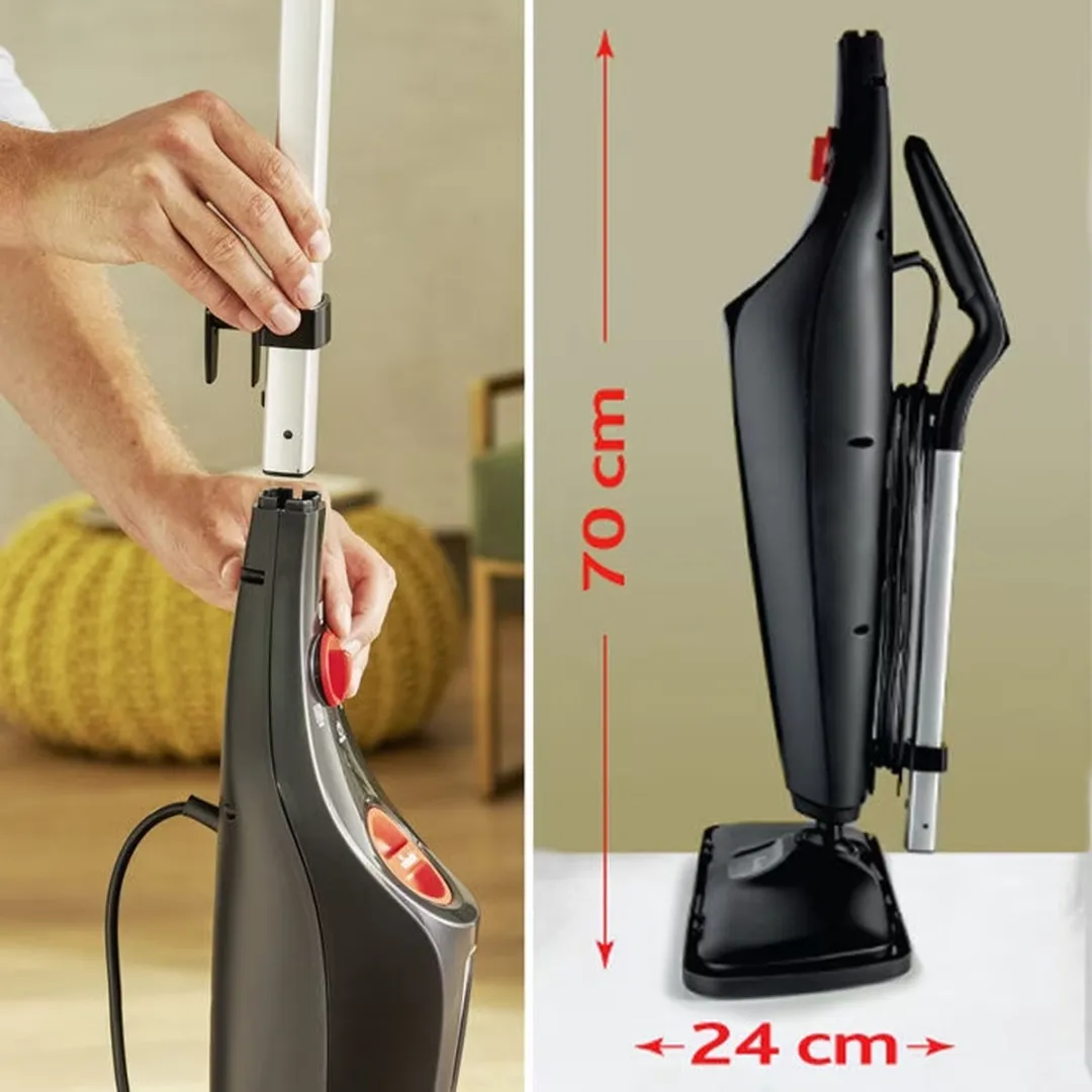 Vileda Steam XXL Plus Stoomreiniger 1550W - 0,4L - Zwart