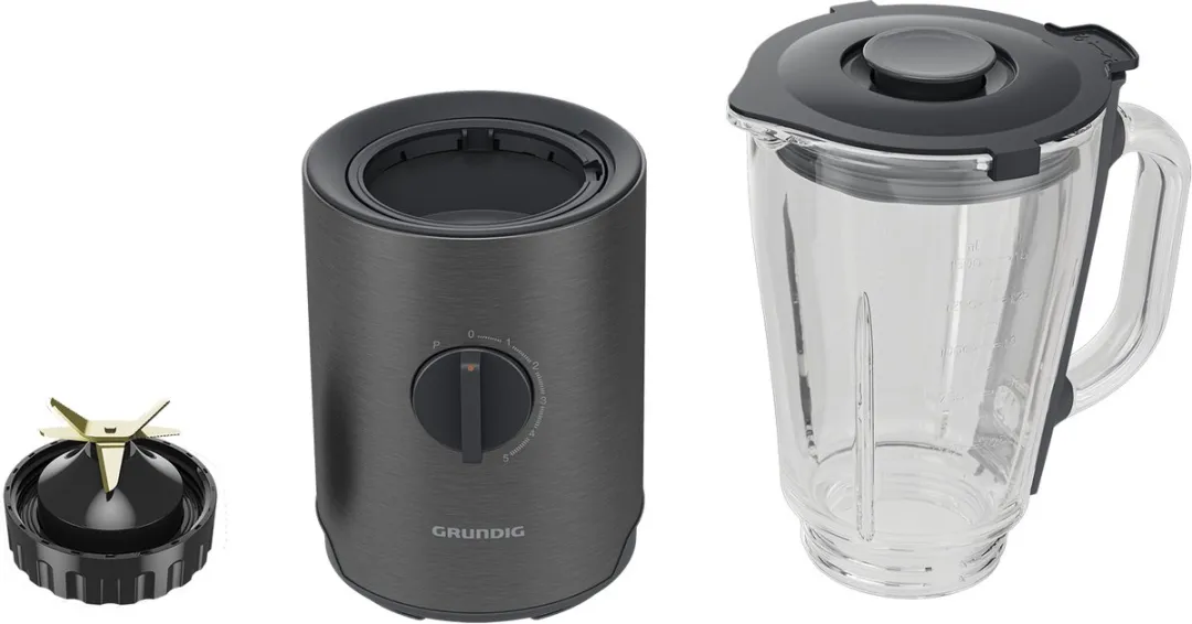 Grundig Delisia Novus Blender SM 7140 - 800W - 1,5L - Zwart - afbeelding 2 van 4