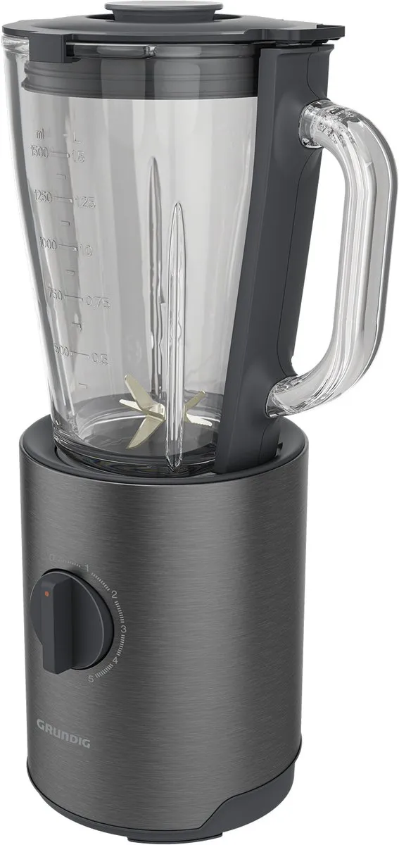Grundig Delisia Novus Blender SM 7140 - 800W - 1,5L - Zwart - afbeelding 3 van 4