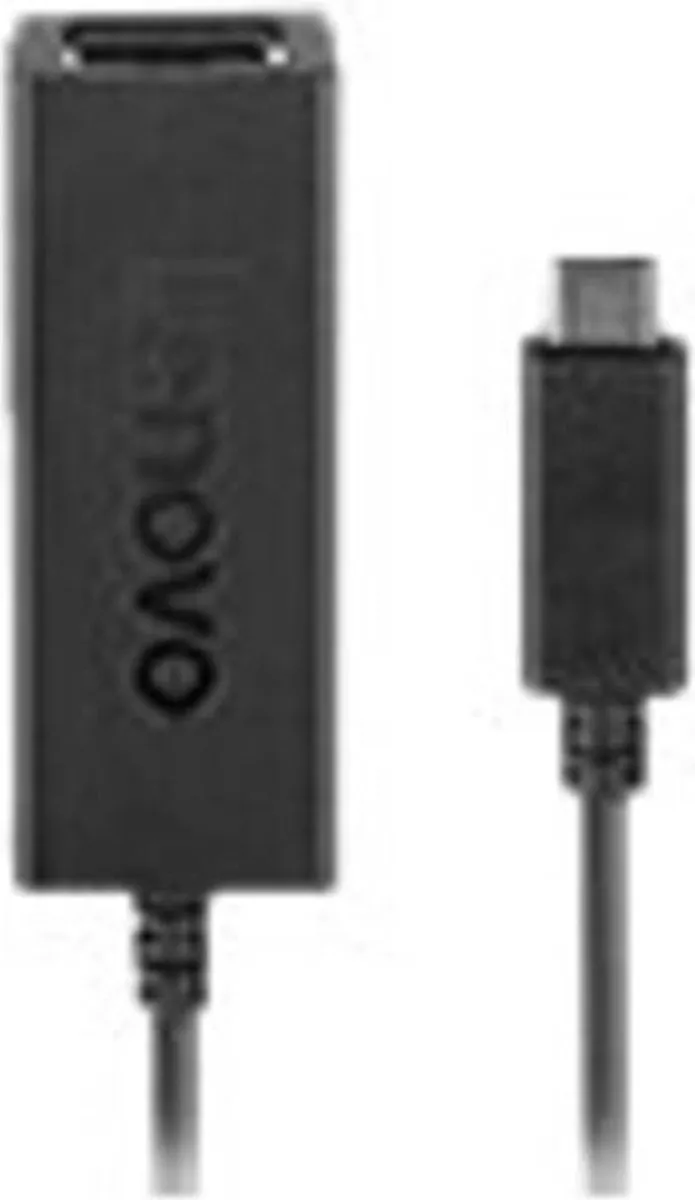 Lenovo USB-C naar Ethernet Adapter 4X90S91831 - Zwart
