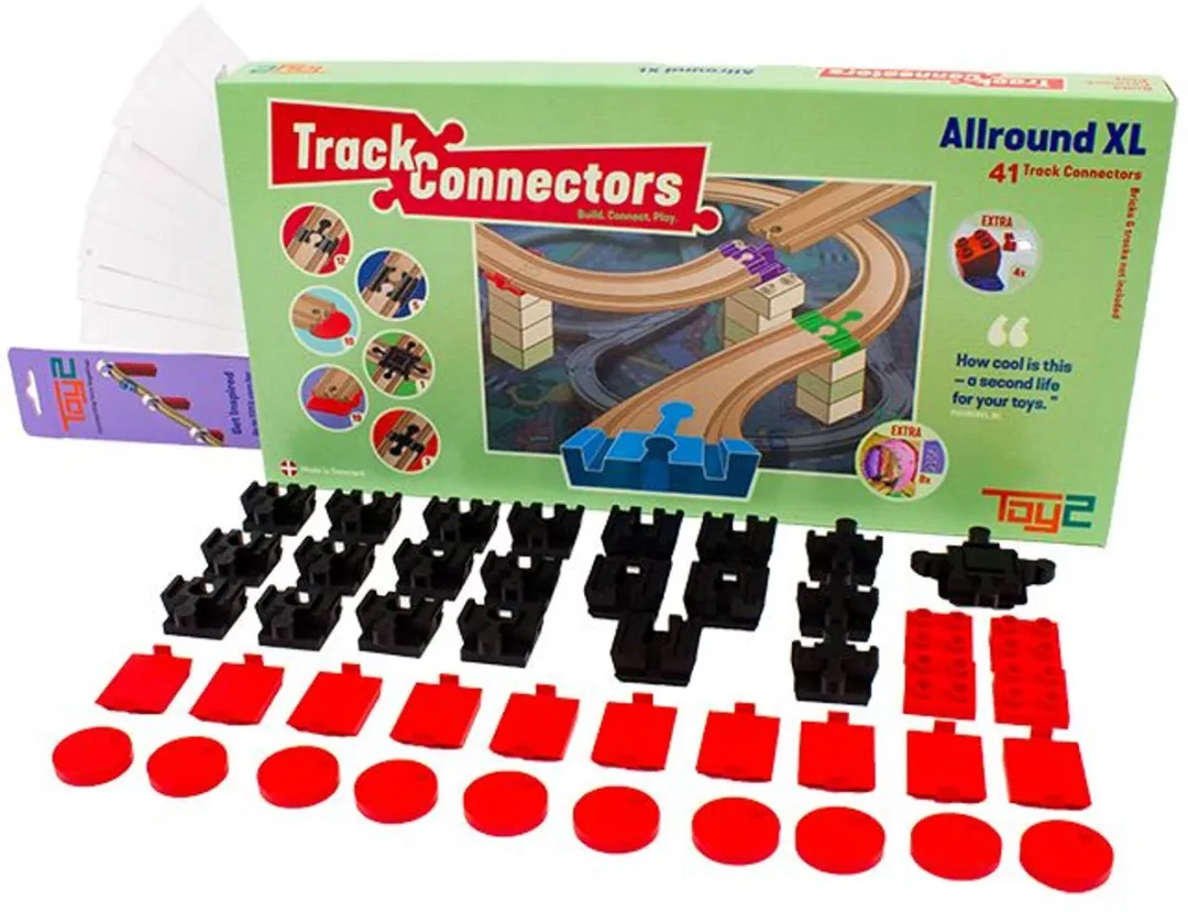 Toy2 Treinbaan Bouwset Allround Set XL Uitbreiding