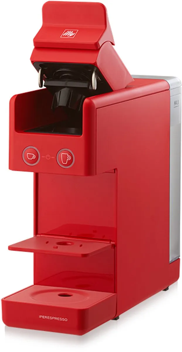 illy Y3 Espresso & Coffee Machine Rood - 1250W