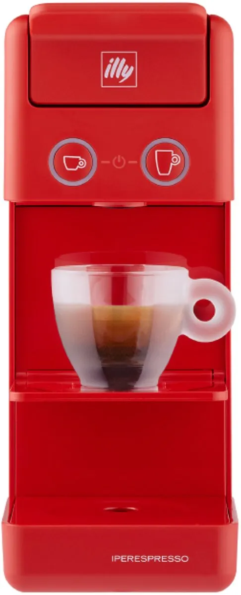 illy Y3 Espresso & Coffee Machine Rood - 1250W