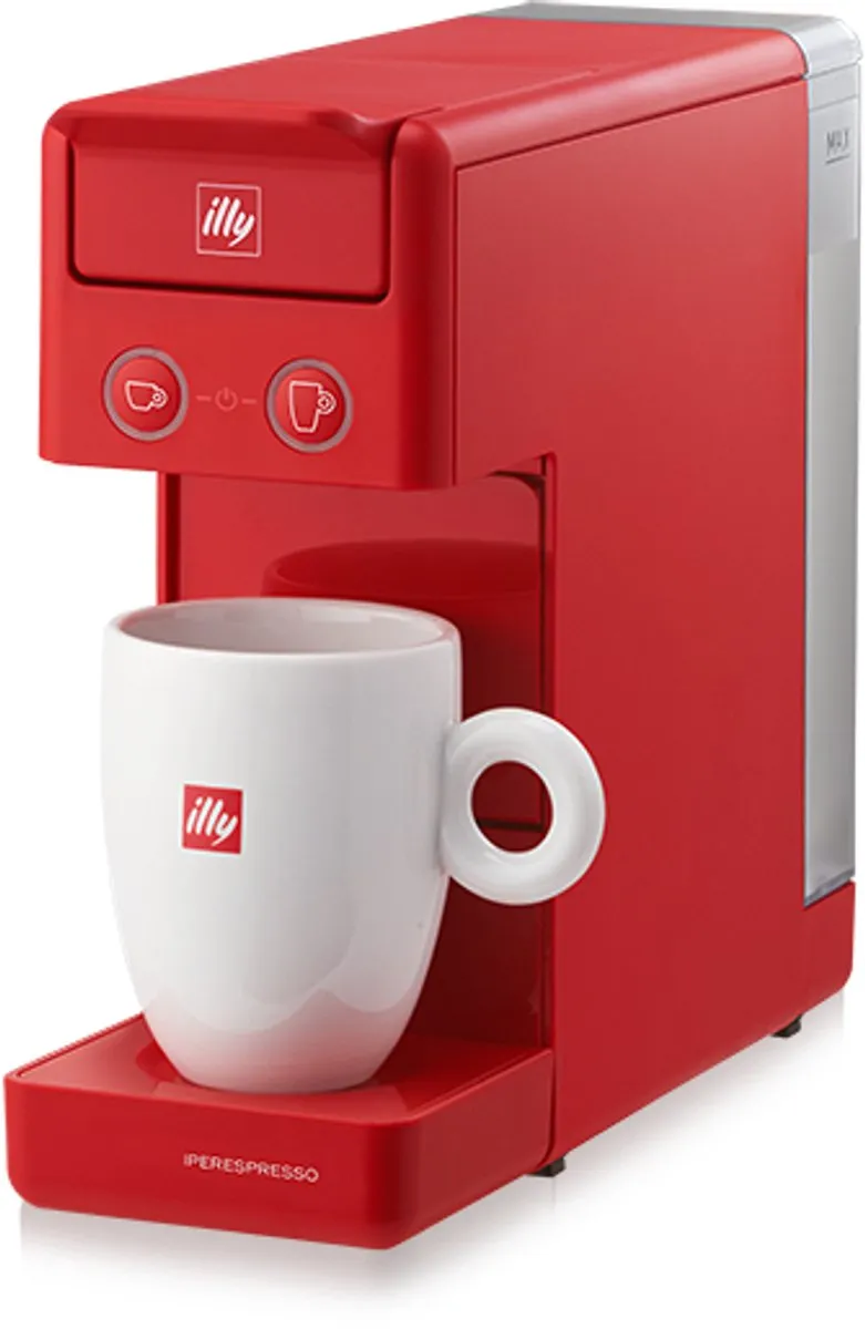 illy Y3 Espresso & Coffee Machine Rood - 1250W