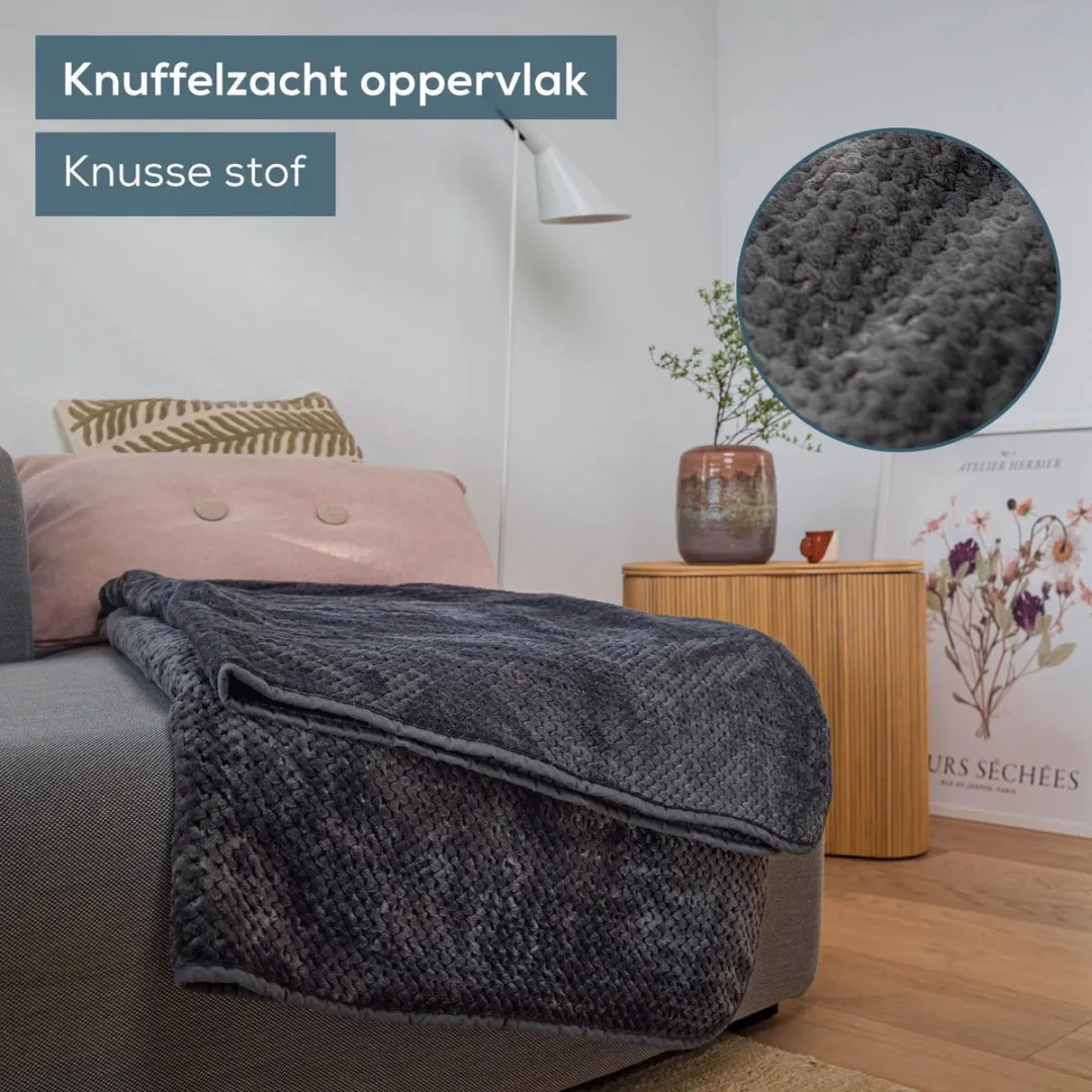 Beurer HD 65 Elektrische Warmedeken 100W - 180x130cm Grijs