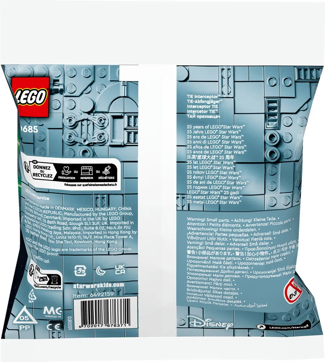 LEGO Star Wars TIE Onderschepper 30685 - 48 Stukken