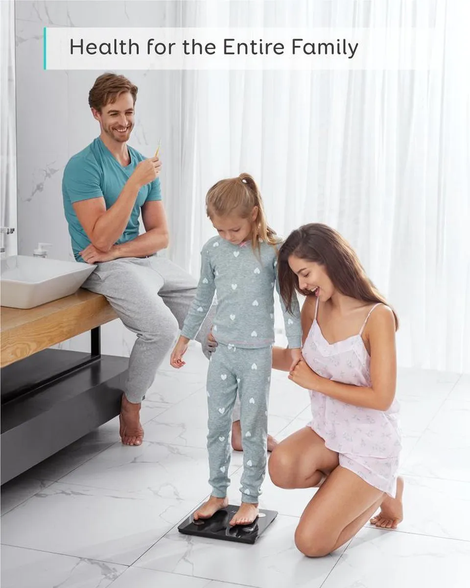 Eufy Bodysense C1 Weegschaal - 180kg - 16 Personen - Blauw - afbeelding 5 van 6