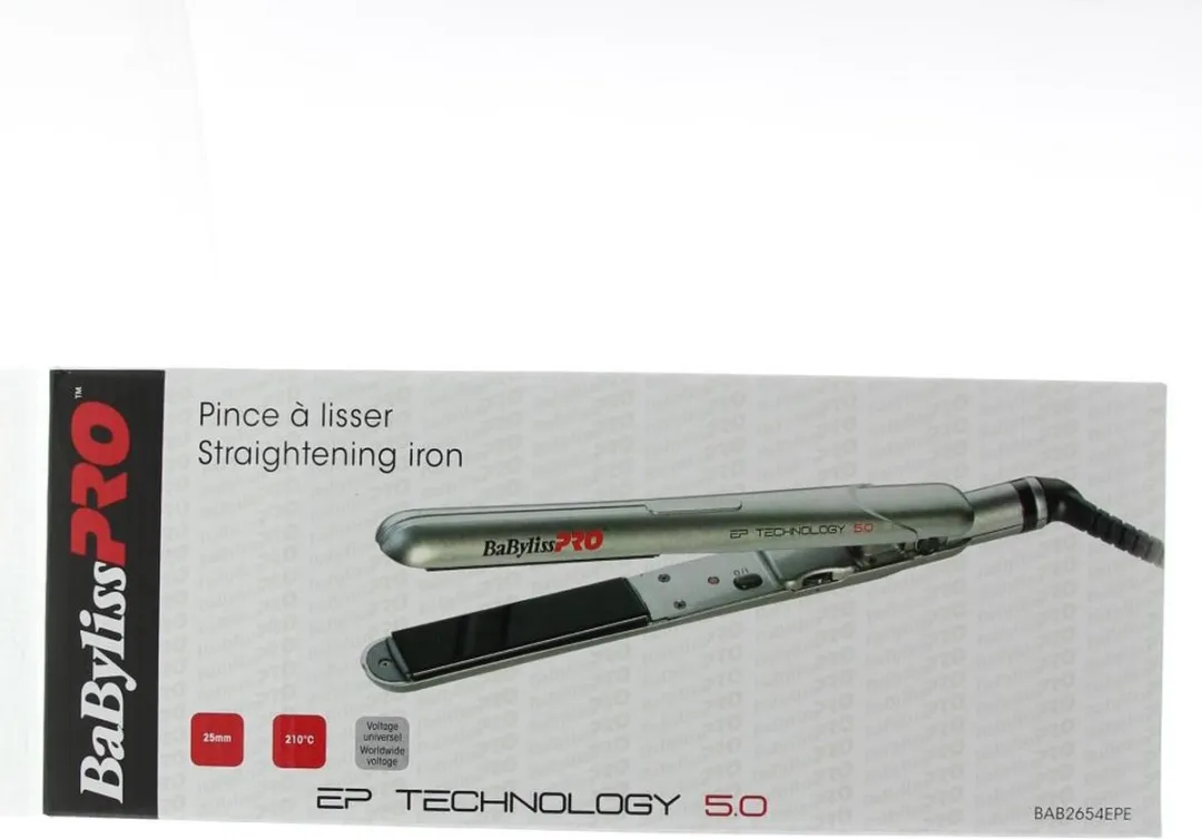 BaBylissPRO Nano Titanium BAB2654EPE Stijltang - Zwart
