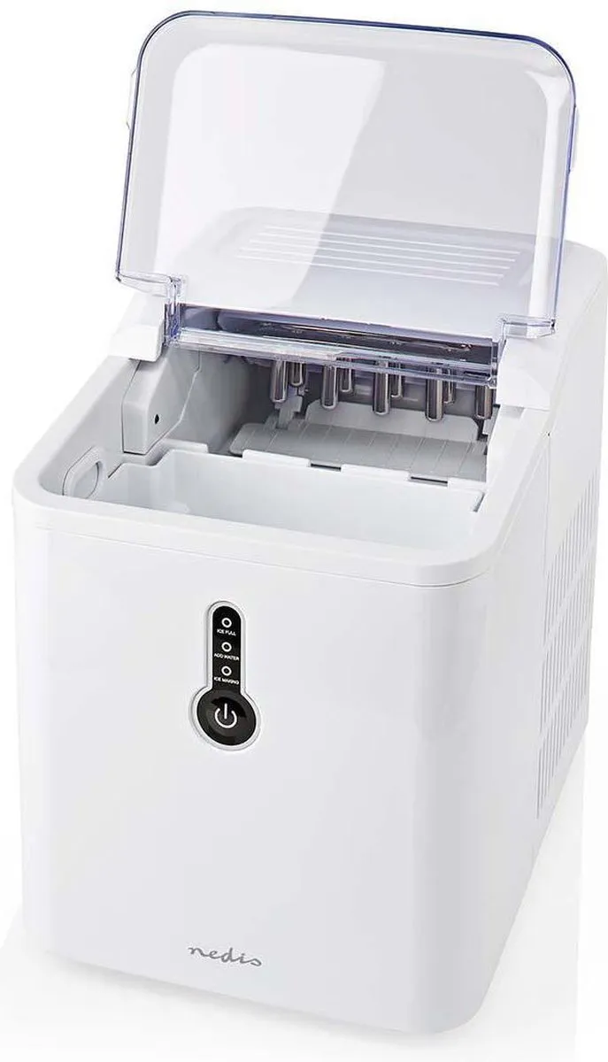 Nedis IJsblokjesmaker KAIC100FWT - 12 kg - Wit