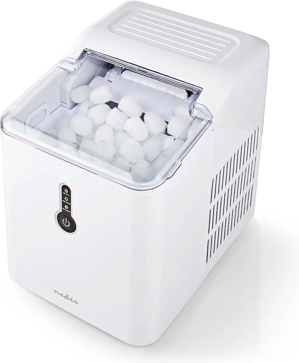 Nedis IJsblokjesmaker KAIC100FWT - 12 kg - Wit - afbeelding 6 van 6