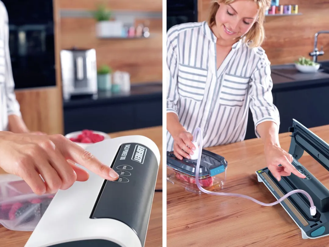 Leifheit Vacu Power 100 Vacuümzakjesmachine - 80W - Wit