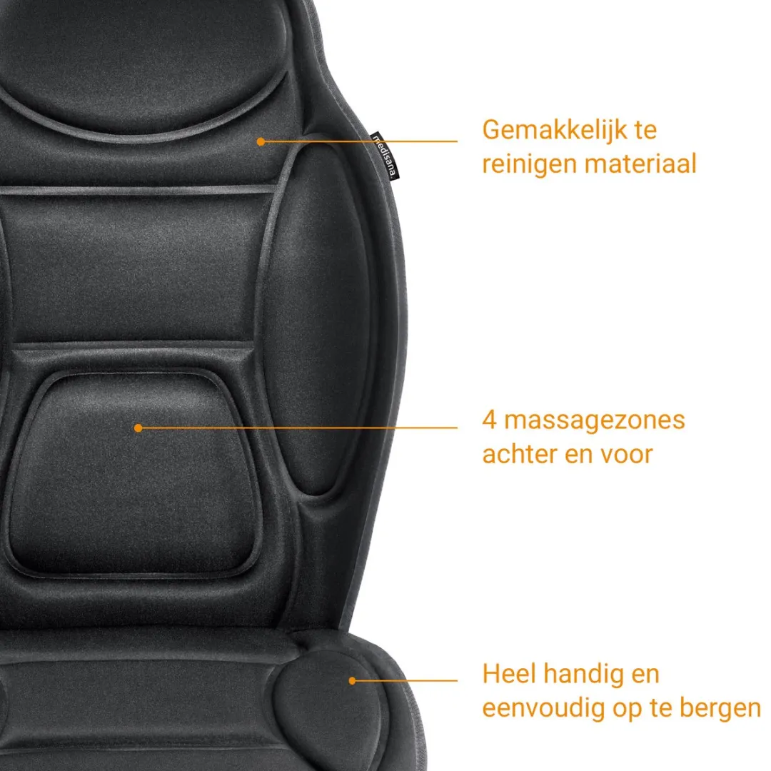 Medisana MCH Vibratie Massagekussen - 4 Koppen - Zwart