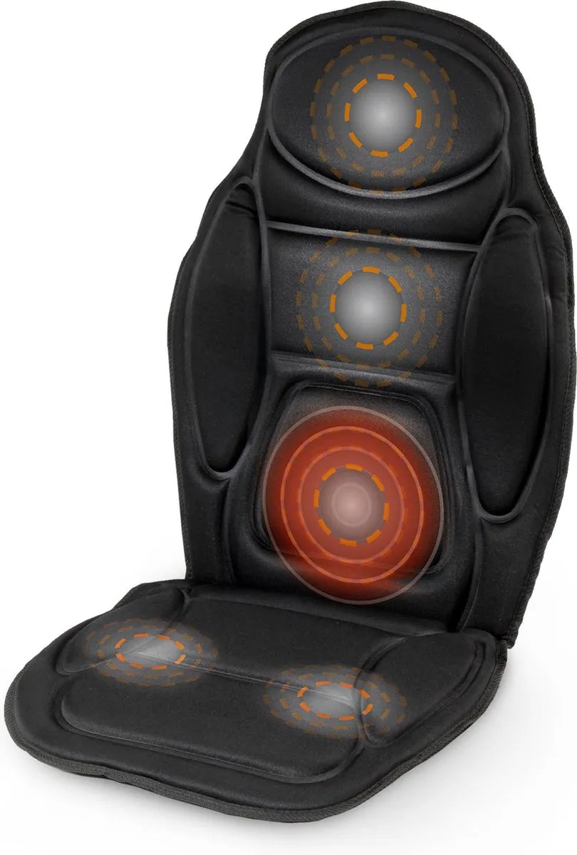 Medisana MCH Vibratie Massagekussen - 4 Koppen - Zwart