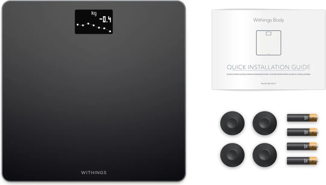 Withings Body WBS06-Black-All-Inter Weegschaal - Zwart