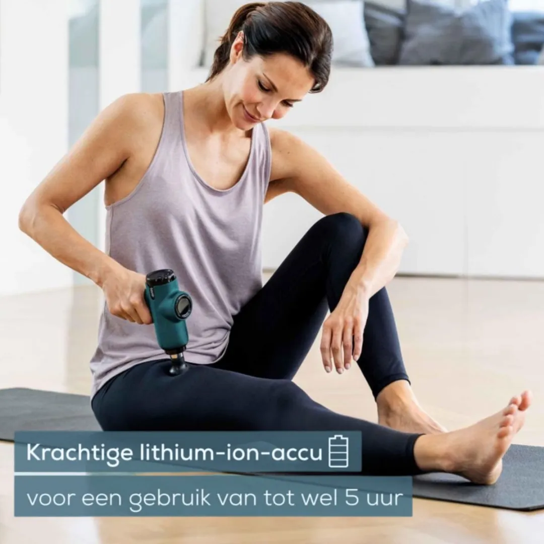 Beurer MG 99 Massagepistool - 5 Intensiteiten - 4 Koppen - Petrol