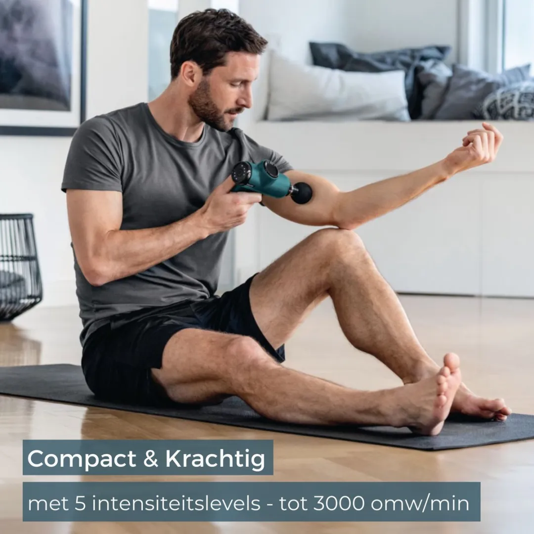 Beurer MG 99 Massagepistool - 5 Intensiteiten - 4 Koppen - Petrol