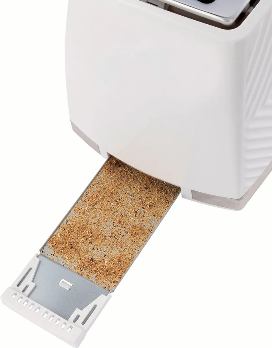 Russell Hobbs Groove Broodrooster 26391-56 - 2 Snijden - 850W - Wit