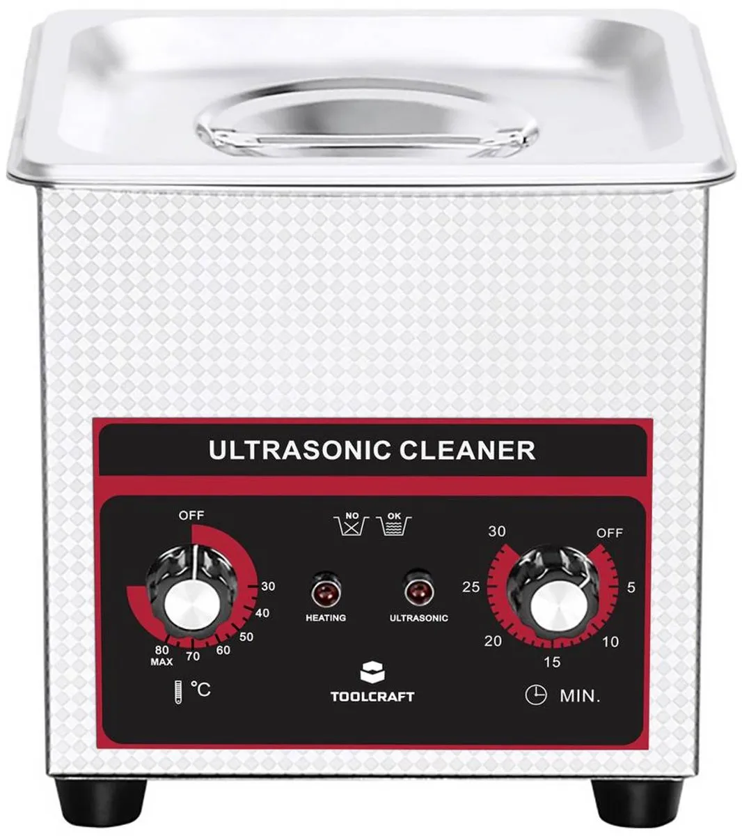 TOOLCRAFT USC-130 Ultrasoonreiniger 160W - 1.3L