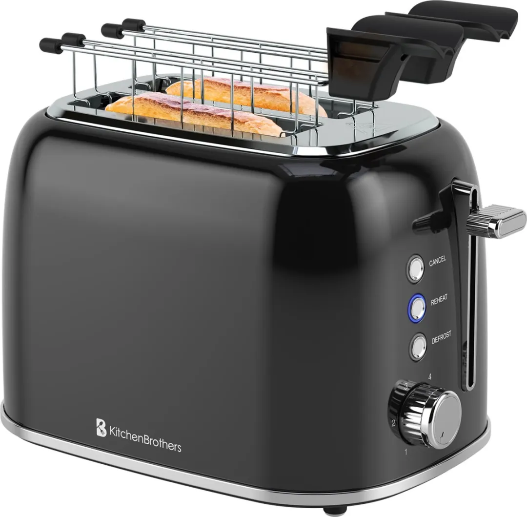 KitchenBrothers KB796 Broodrooster Tosti-ijzer 870W
