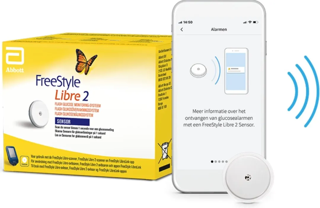 Abbott Freestyle Libre 2 Sensor - Glucosemeting 14 dagen - afbeelding 6 van 6