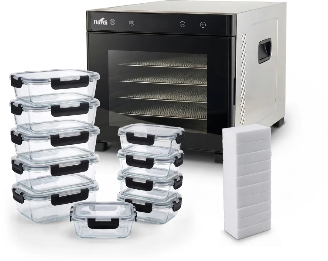 Bardi Professionele 6-Laags Voedseldroger 650W