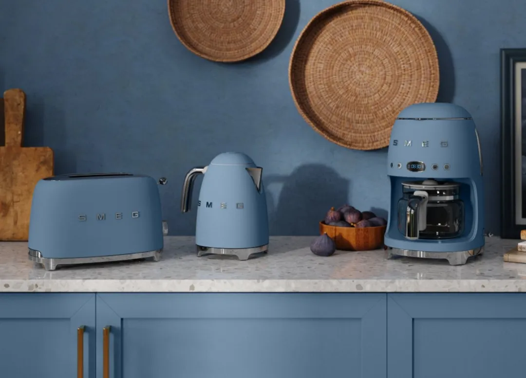 Smeg TSF01SBMEU Broodrooster Storm Blue - 2x2 - 950W