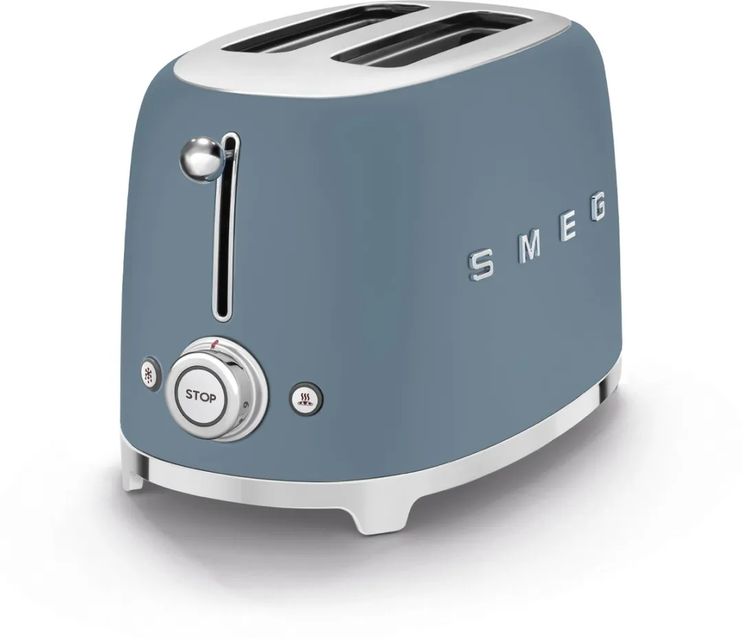 Smeg TSF01SBMEU Broodrooster Storm Blue - 2x2 - 950W