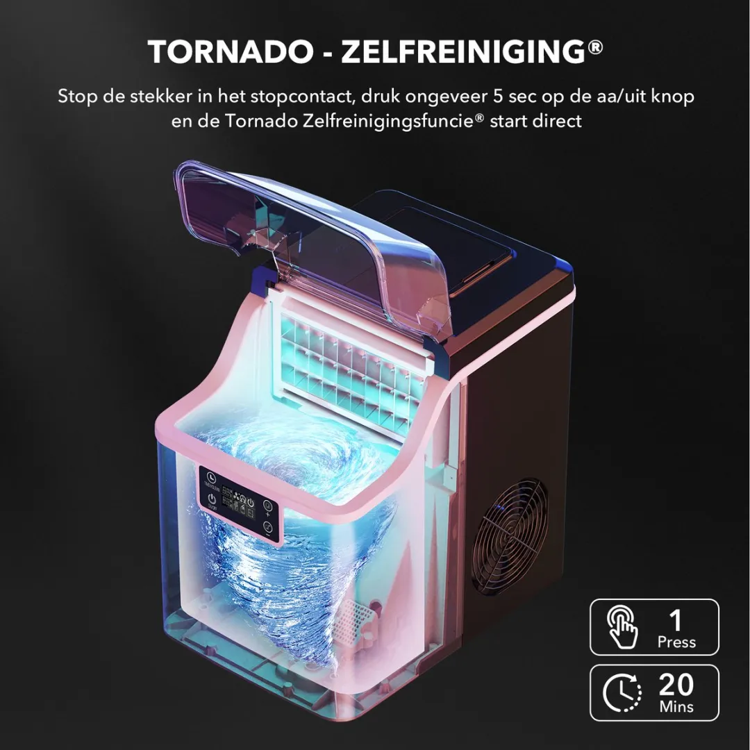 Bardi 50403 IJsblokjesmachine 3,2L - Zwart