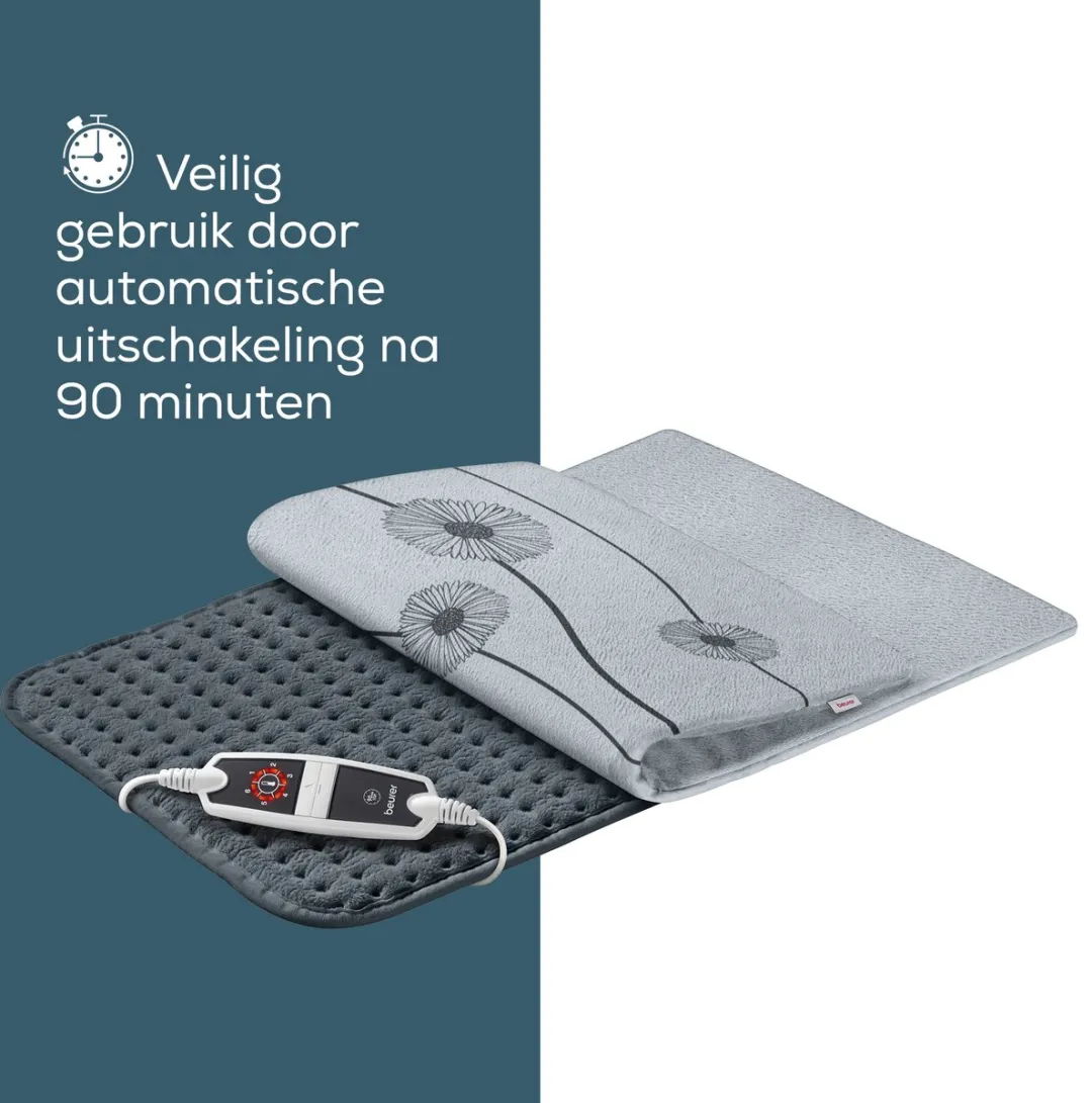 Beurer HK 125 XXL Warmtekussen 60x40cm - Cosy Grey