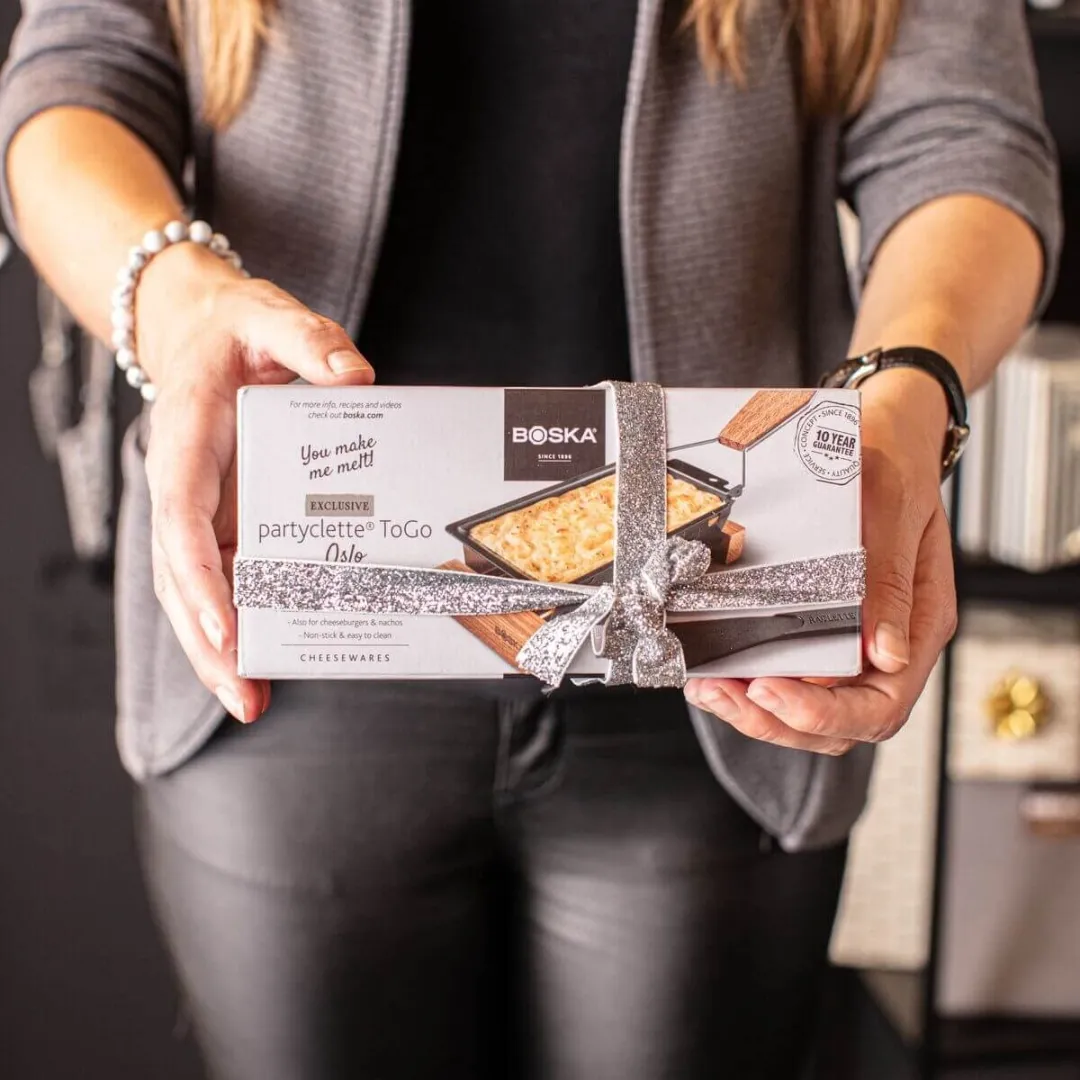 Boska Partyraclette ToGo Oslo Mini - 2 Personen - Zwart/Bruin - afbeelding 6 van 6