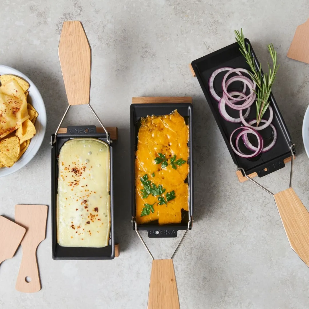 Boska Partyraclette ToGo Oslo Mini - 2 Personen - Zwart/Bruin