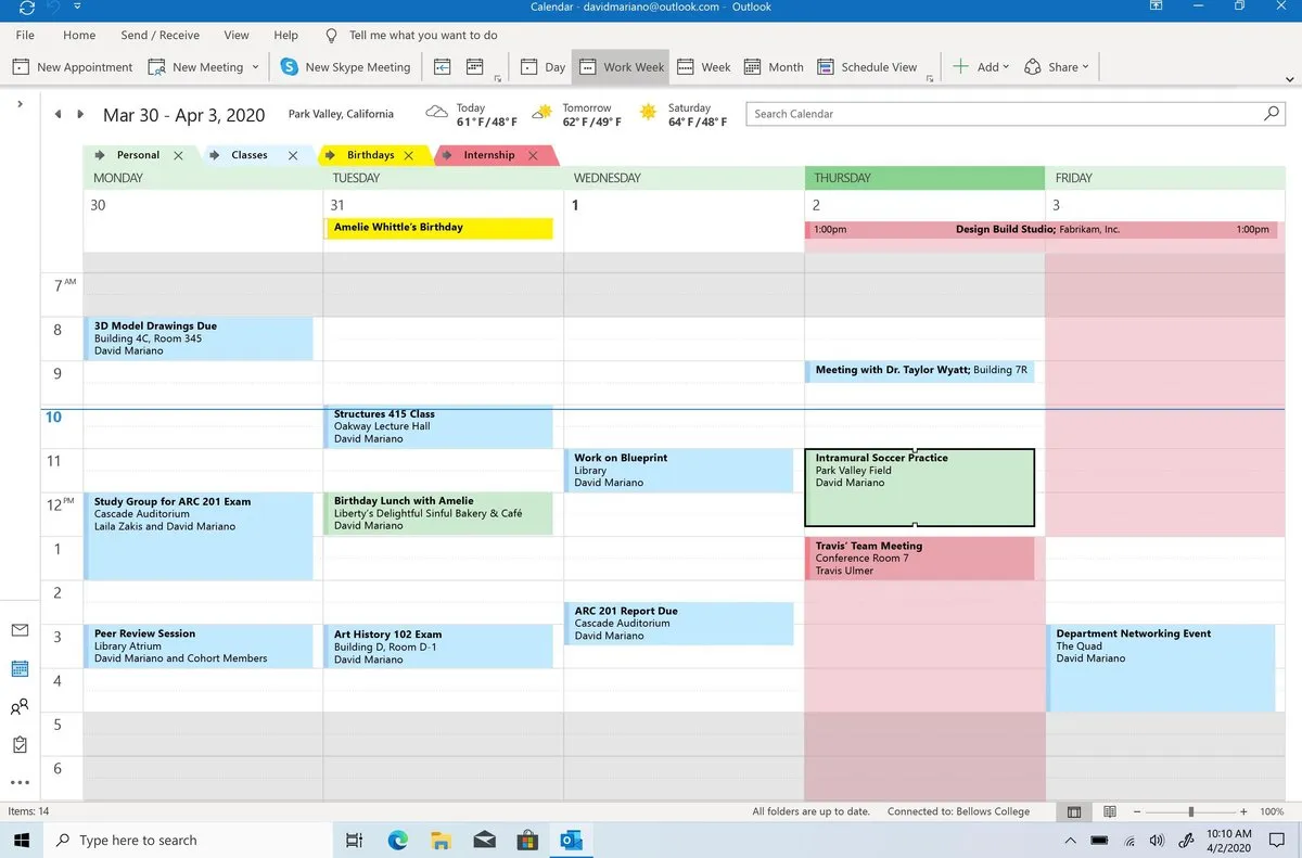 Microsoft Office Home & Business 2019 - 1 Jaarabonnement