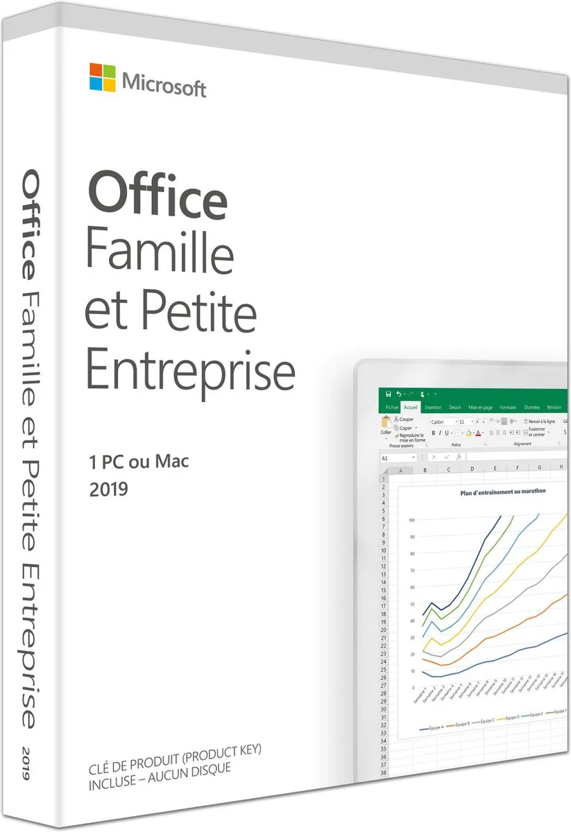 Microsoft Office Home & Business 2019 - 1 Jaarabonnement