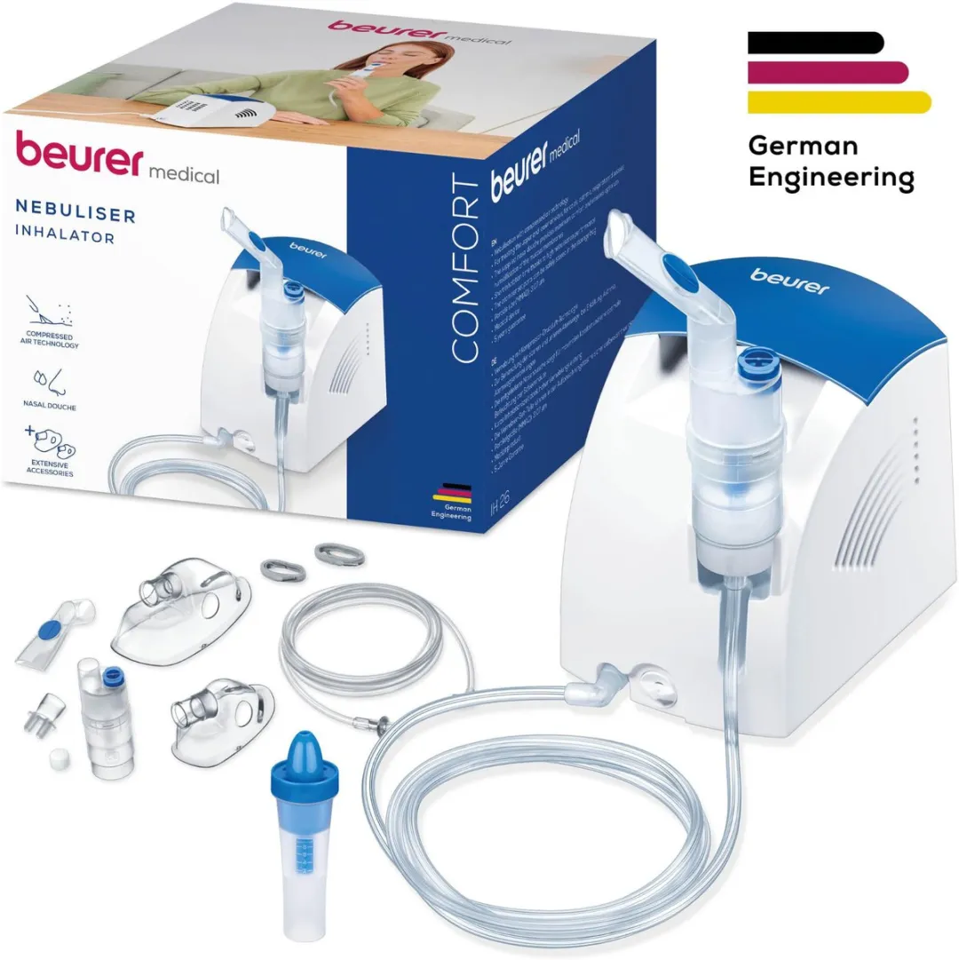 Beurer IH 26 Vernevelaar - Perslucht - Incl. masker & neusdouche