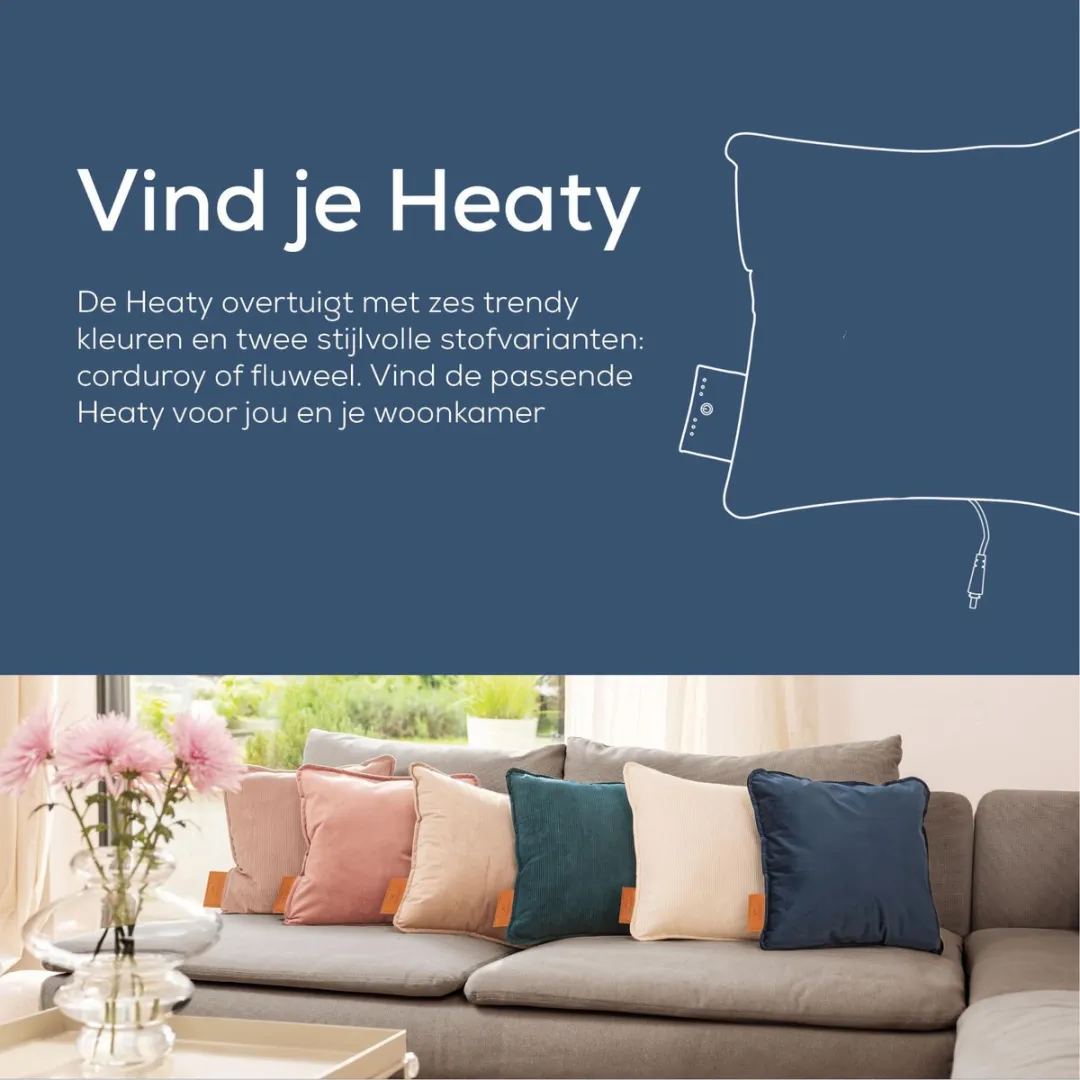 Beurer HK 48 Warmtekussen - Draadloos - 45x45cm - Blauw