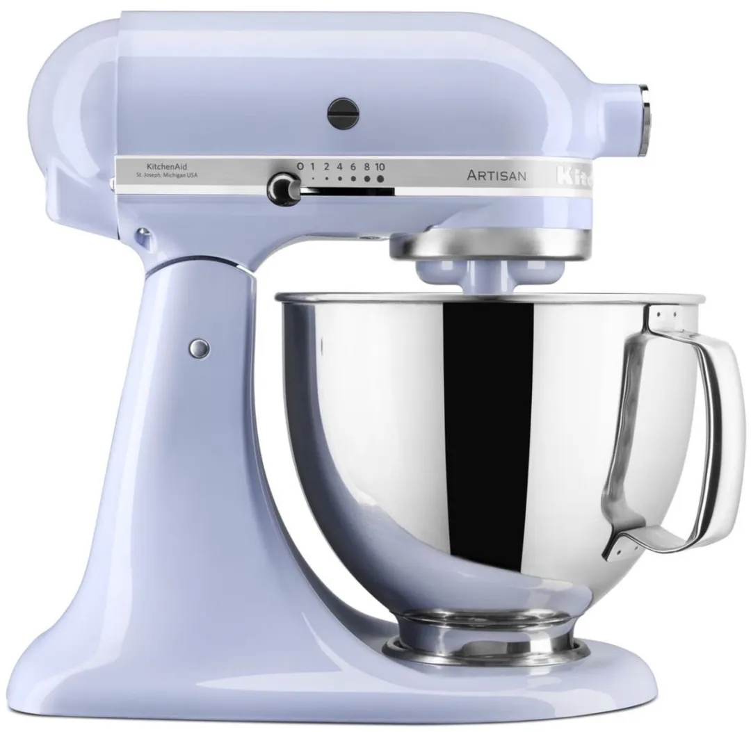 KitchenAid Artisan 5KSM125ELR Keukenmachine - 4,8L - Lavendel - afbeelding 2 van 6