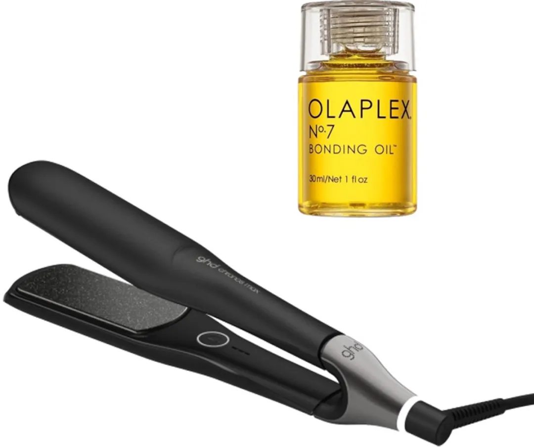 GHD Chronos Max Styler + Olaplex No.7 Bonding Oil 30ml