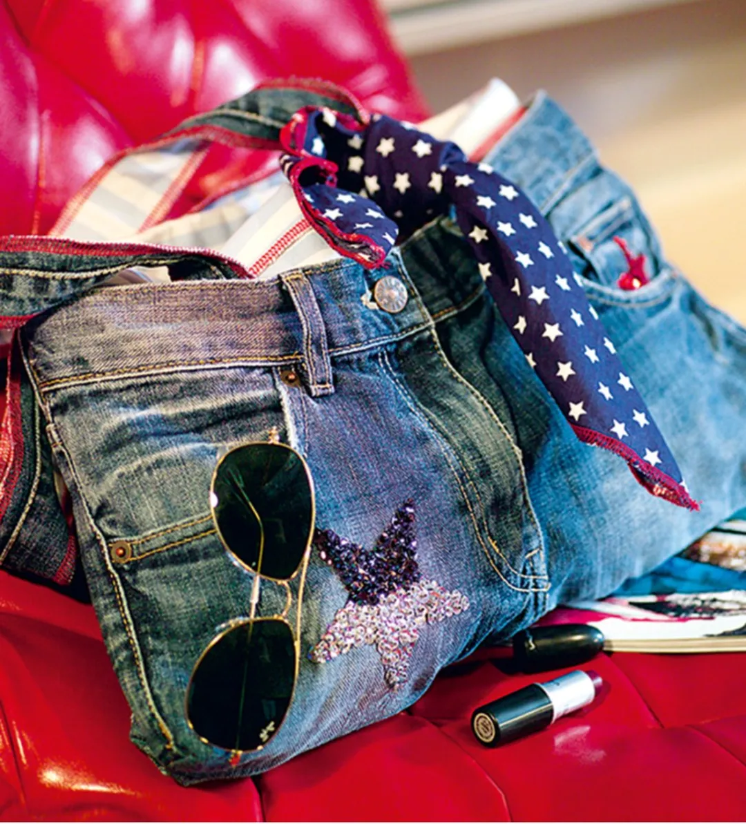 Gutermann Jeans Naaigarenset - 5 Spoelen - Verschillende Kleuren