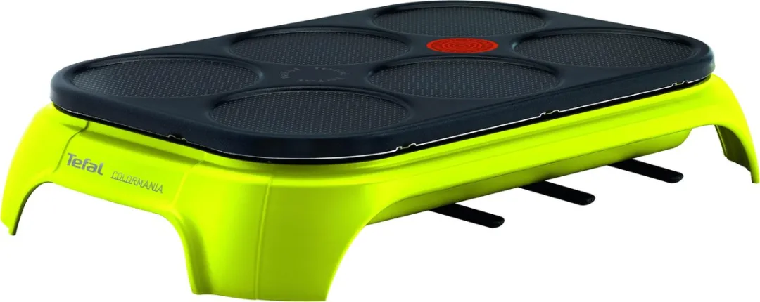 Tefal Crêpes Party Colormania Pannenkoekenmaker 1000W - Groen