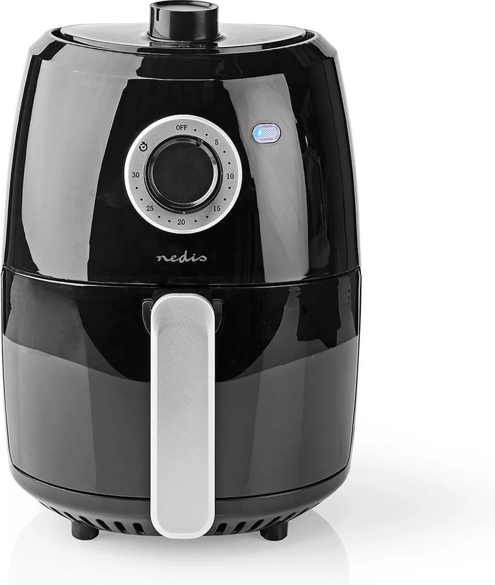 Nedis Airfryer 2.4L - 1000W - 8 Programma's - Zwart