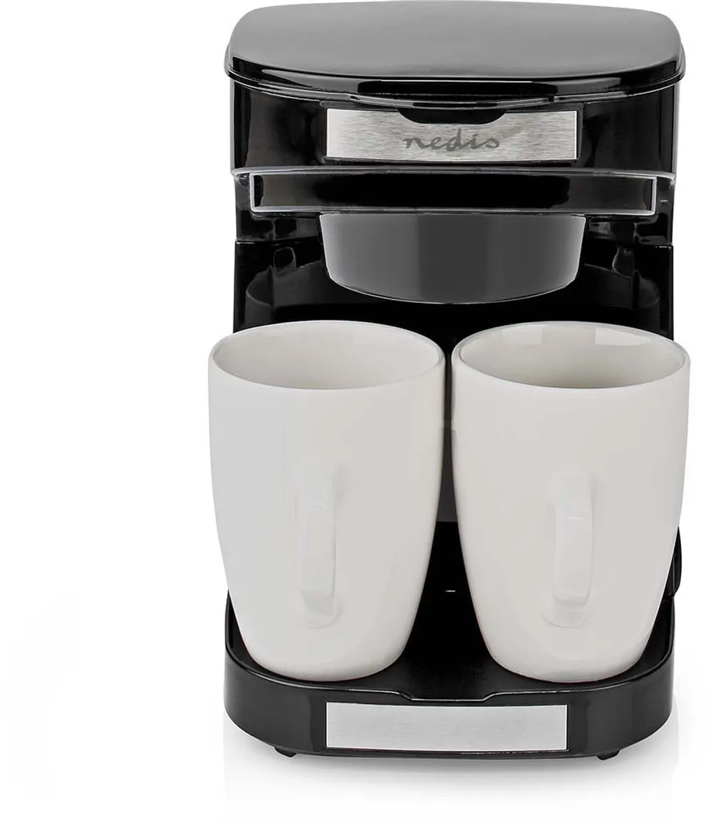 Nedis KACM140EBK Koffiezetapparaat 2 Kopjes - 450W - Zwart