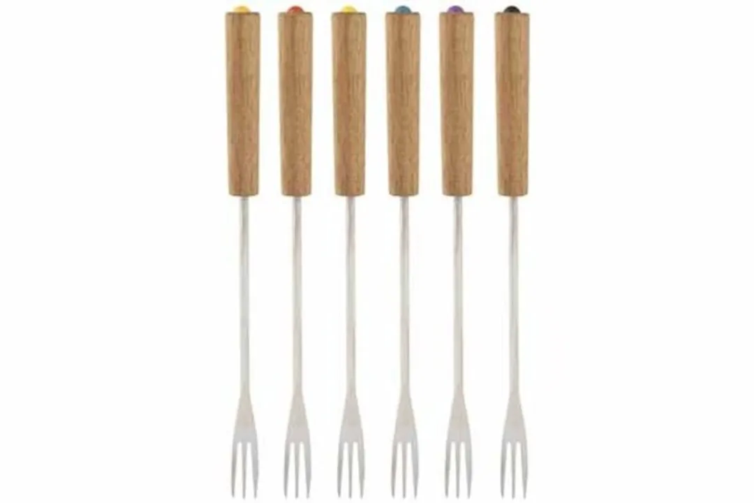 Cosy&Trendy Aspen Fonduepan Rood 22cm - 6 Vorkjes